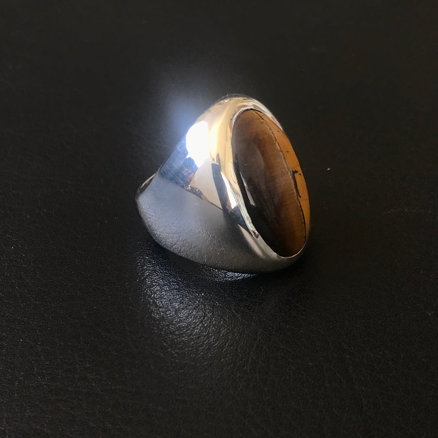 Asebu ring Tiger Eye MADE TO ORDER